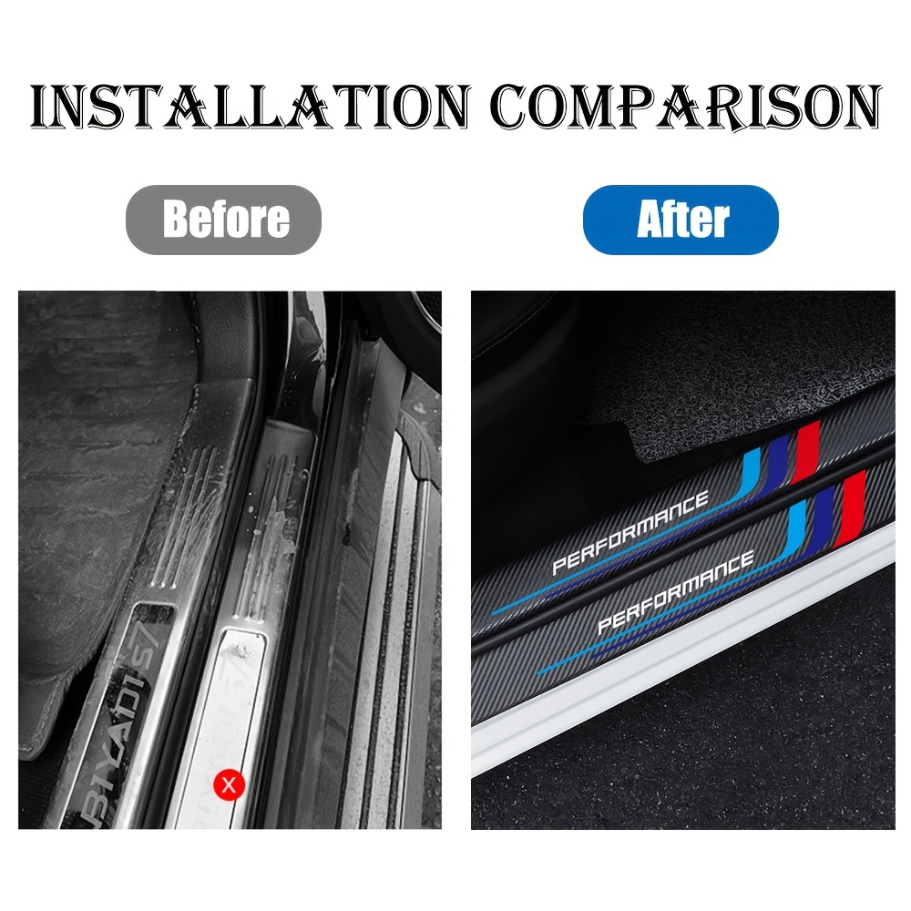 Carbon Fiber Sill Plate Adesiv - Car Accessories Ebay avaliação e preço