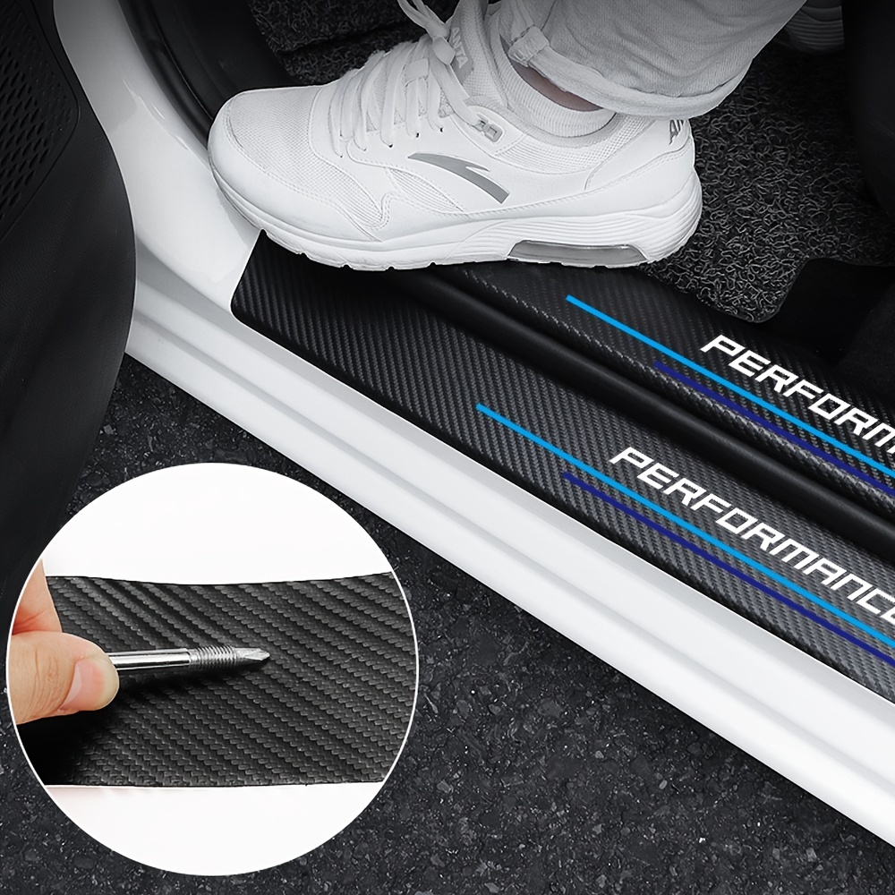 Carbon Fiber Sill Plate Adesiv - Car Accessories Ebay avaliação e preço