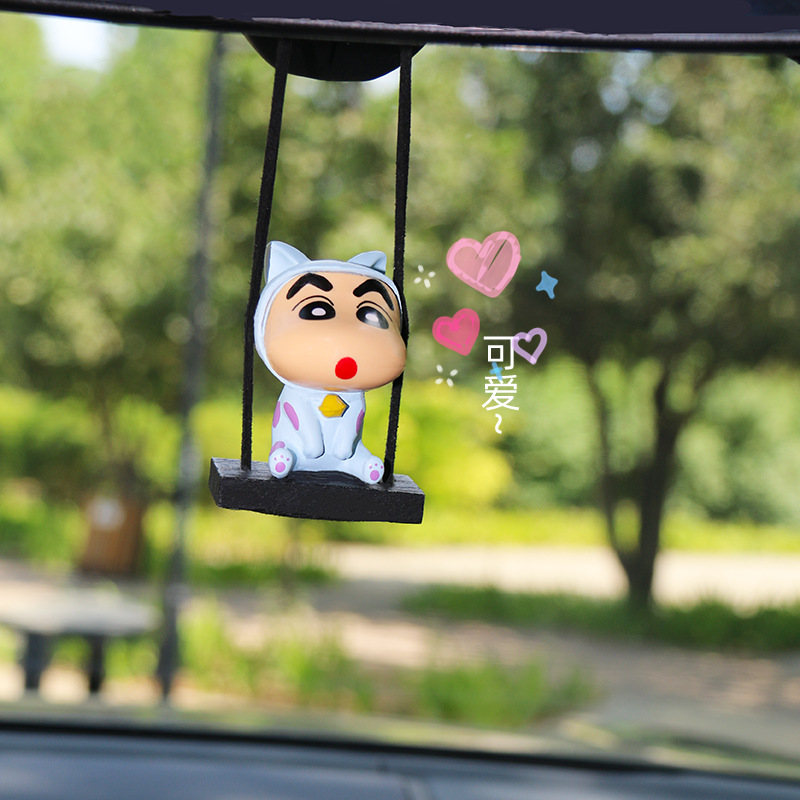 Pingente de Carro Kawaii Shin  - Car Accessories Hanging From Mirror avaliação e preço