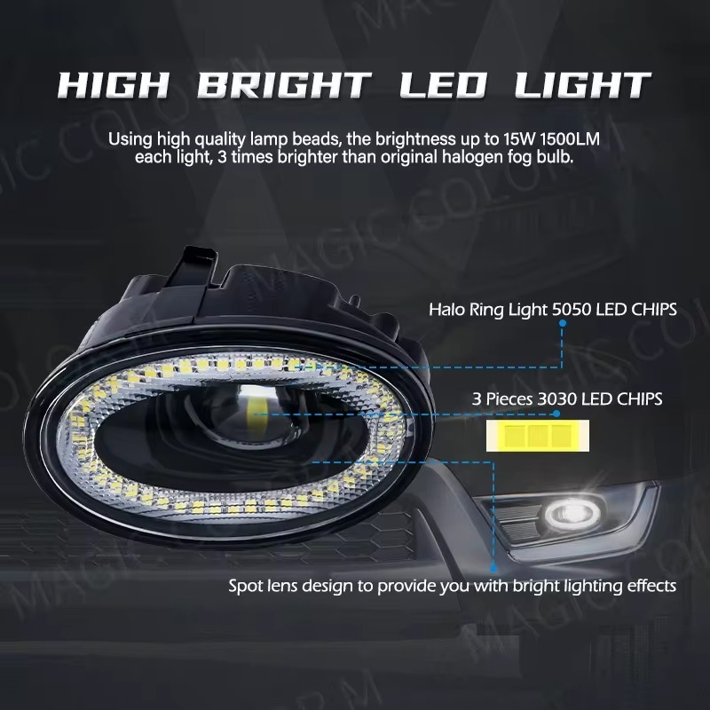 Luzes de Neblina LED DRL para  - Car Accessories Honda Crv avaliação e preço