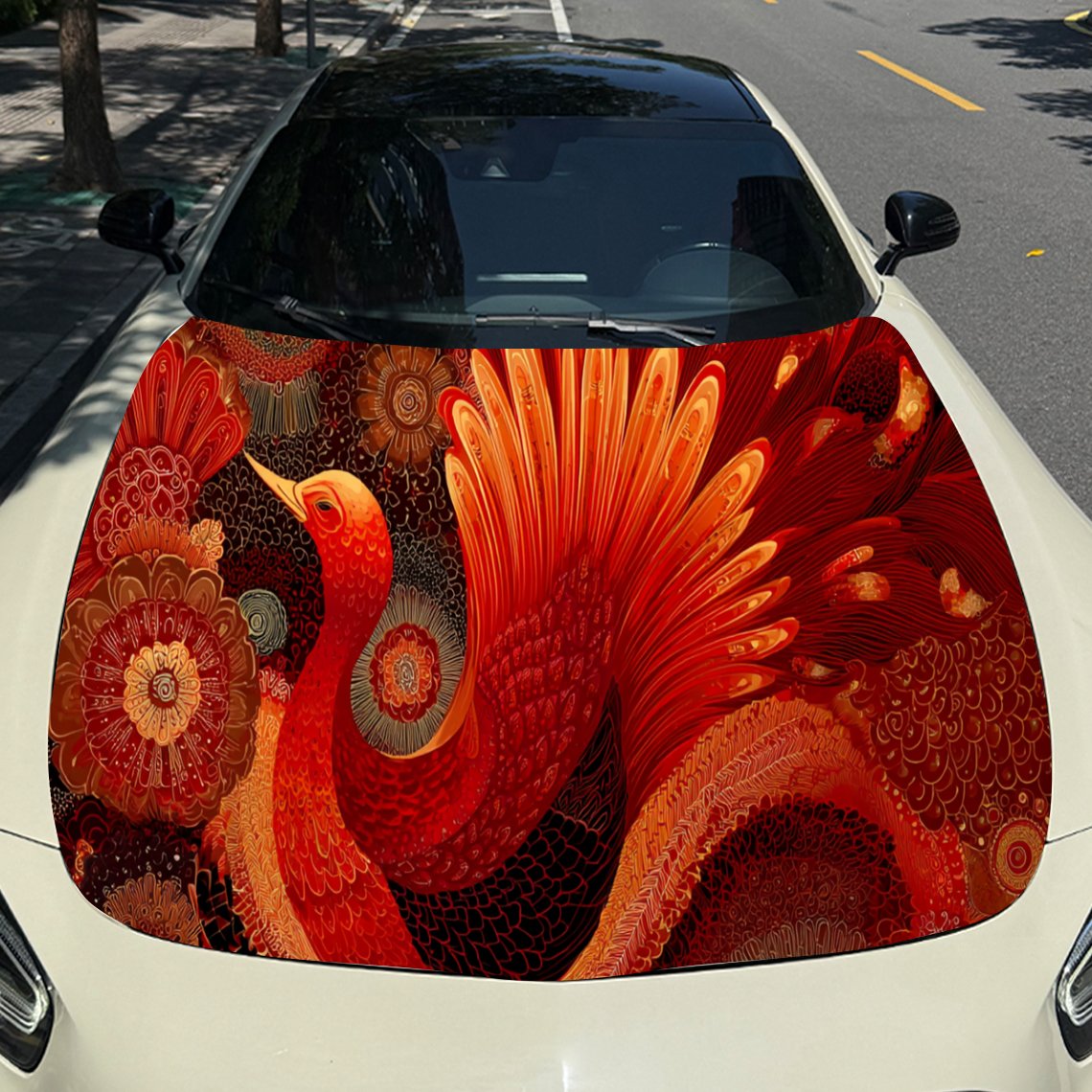 Legal vermelho phoenix capô do - Car Accessories Phoenix avaliação e preço